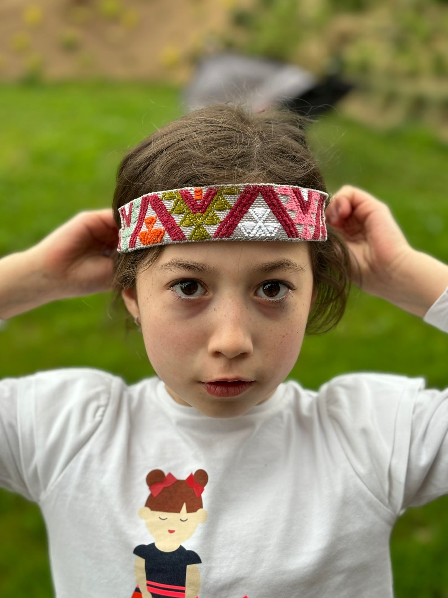 Red and White Herencia Bracelet