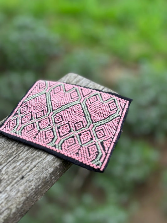 Black and Pink Dolores Coaster