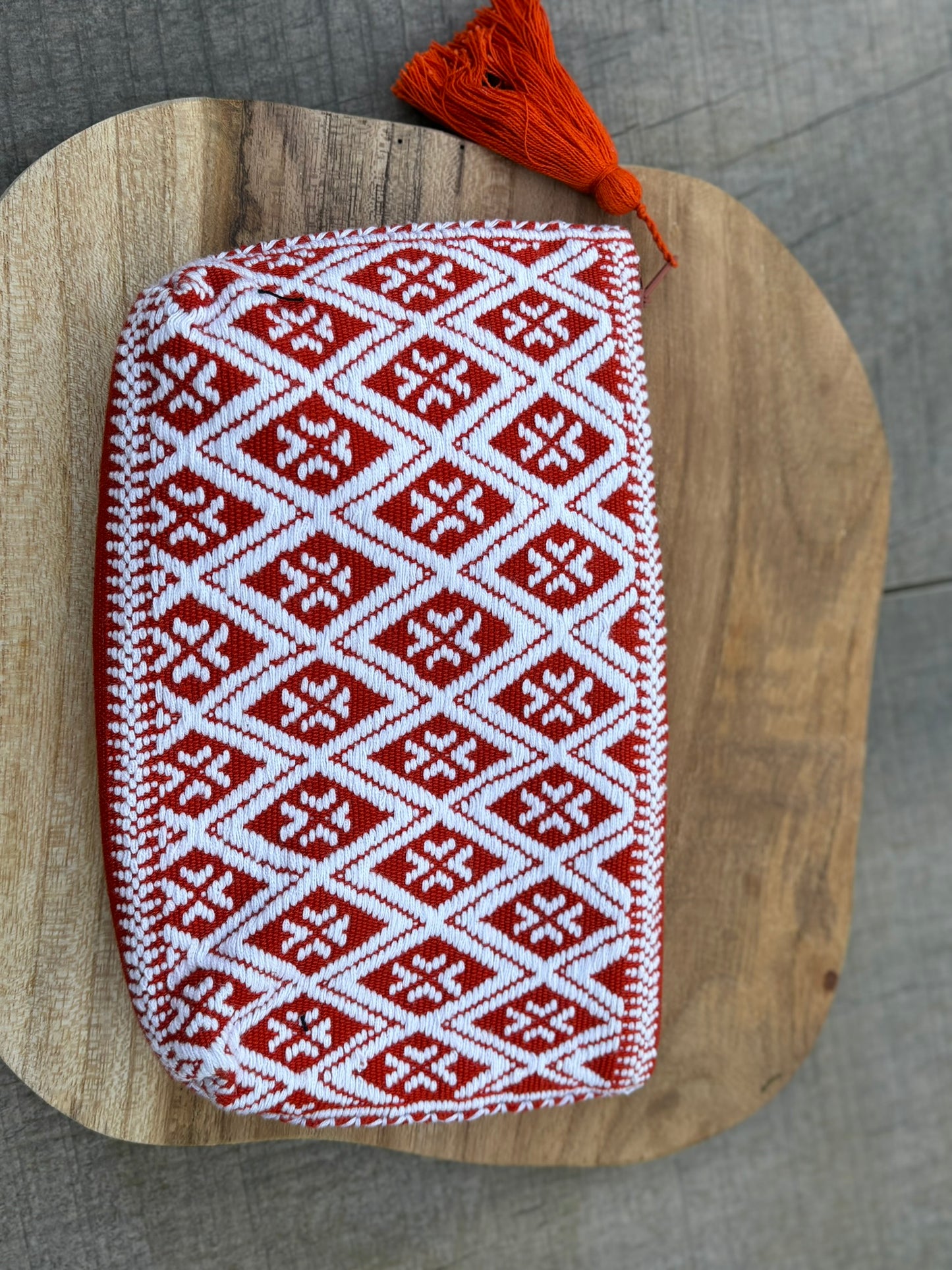 Red and White Pura Pouch