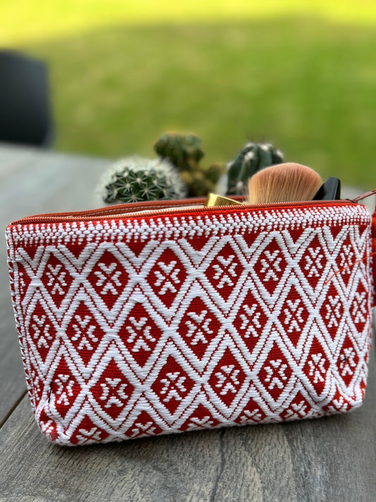 Red and White Pura Pouch