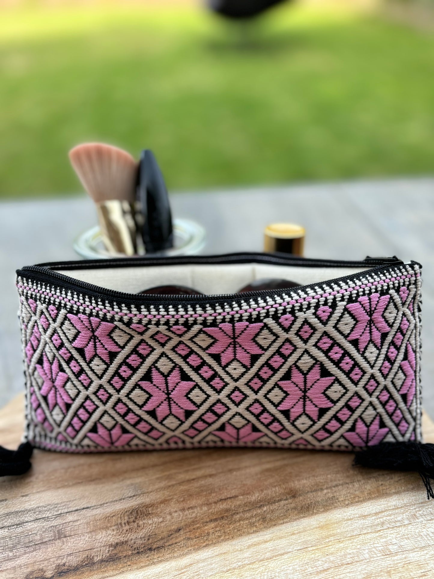 Black and Pink Pura Pouch