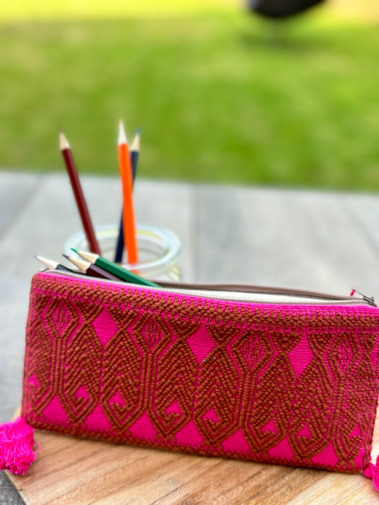 Fuchsia and Pink Pura Pouch