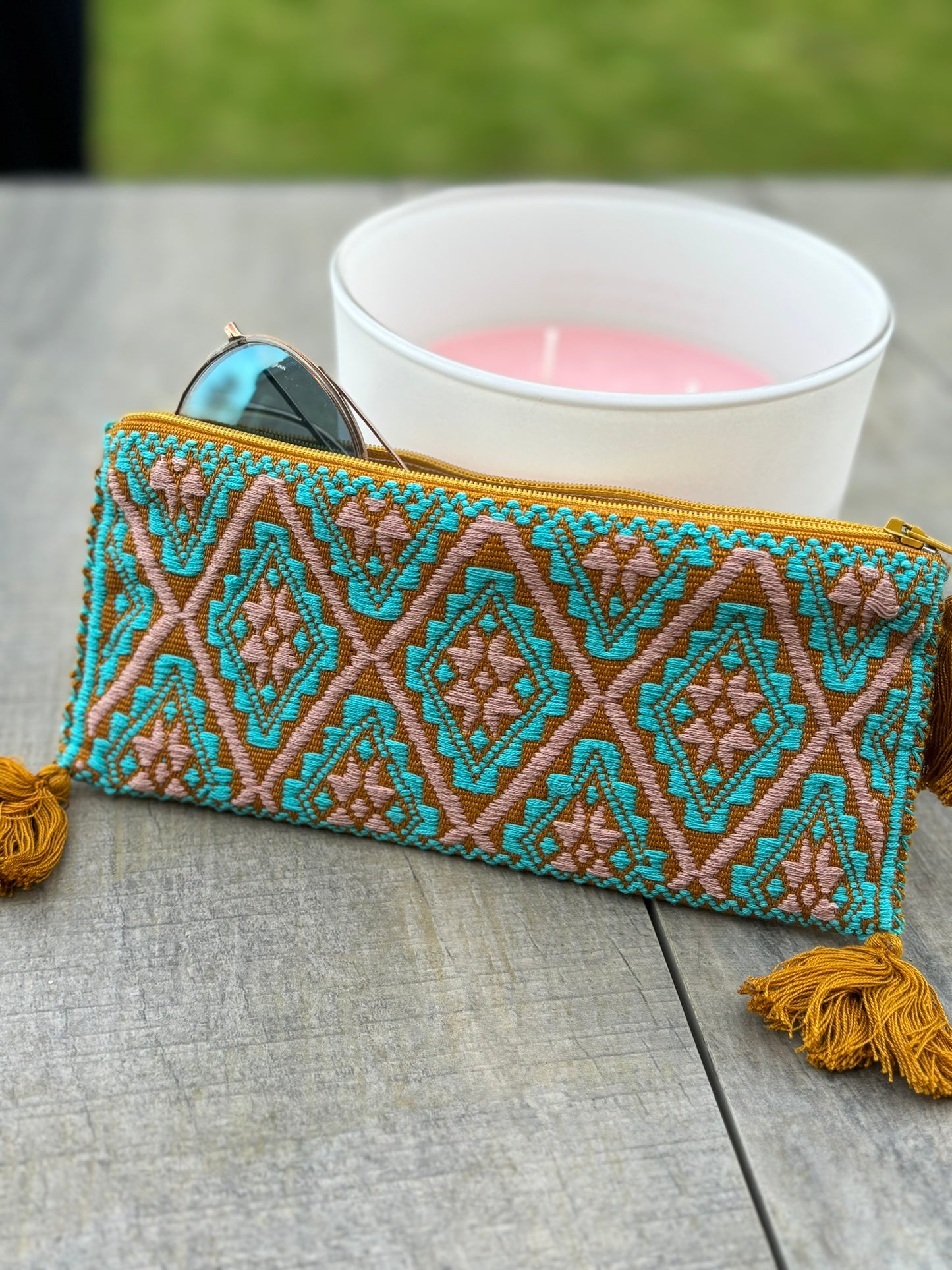 Brown and Blue Pura Pouch