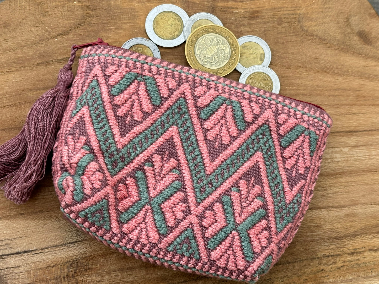 Mauve and Pink Solana Purse