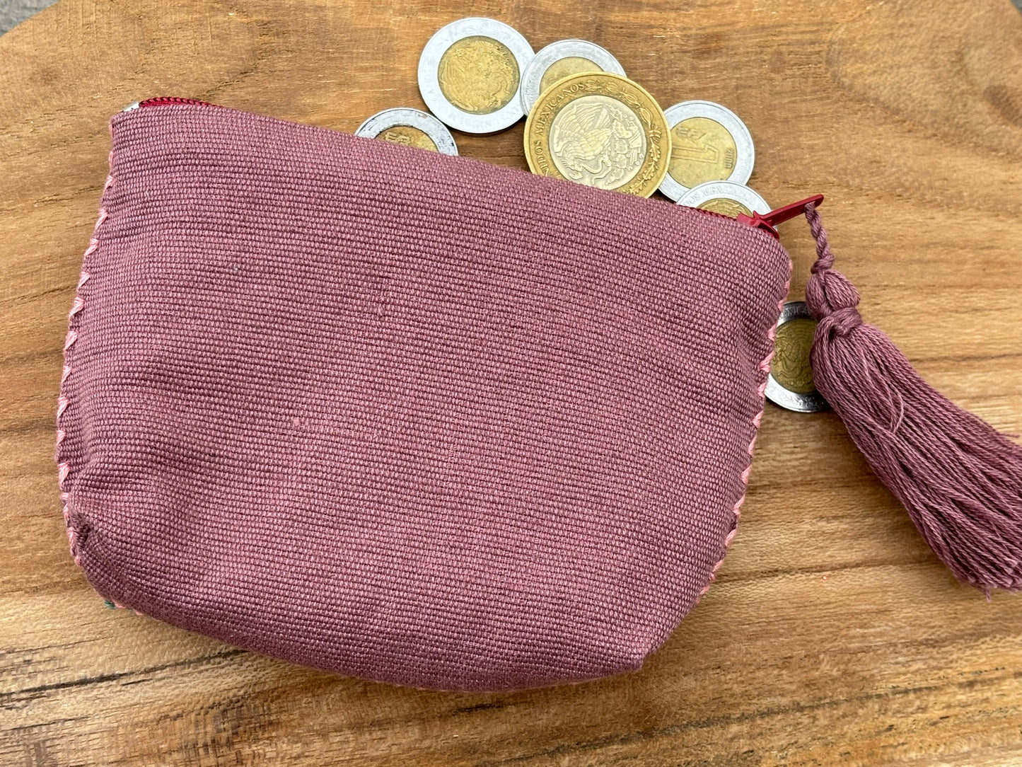 Mauve and Pink Solana Purse