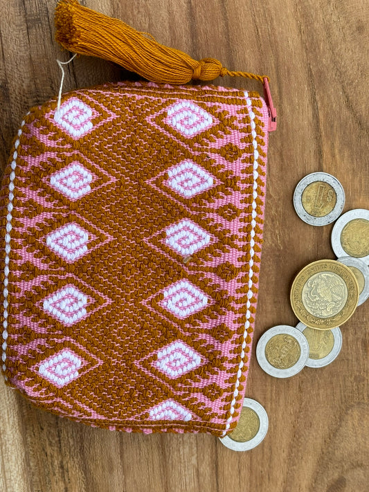 Pink and Ochre Solana Purse