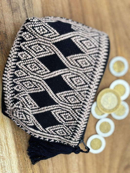 Black and White Solana Purse