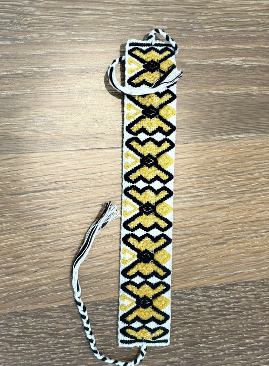 White and yellow Herencia Bracelet