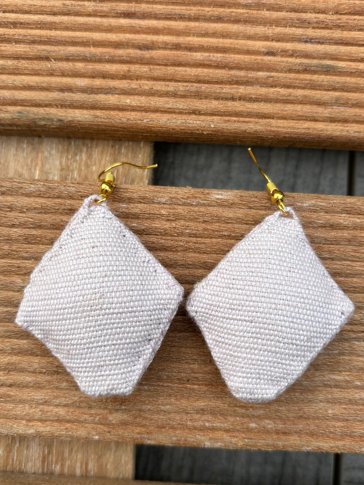 Pale Pink and White Solana Earrings