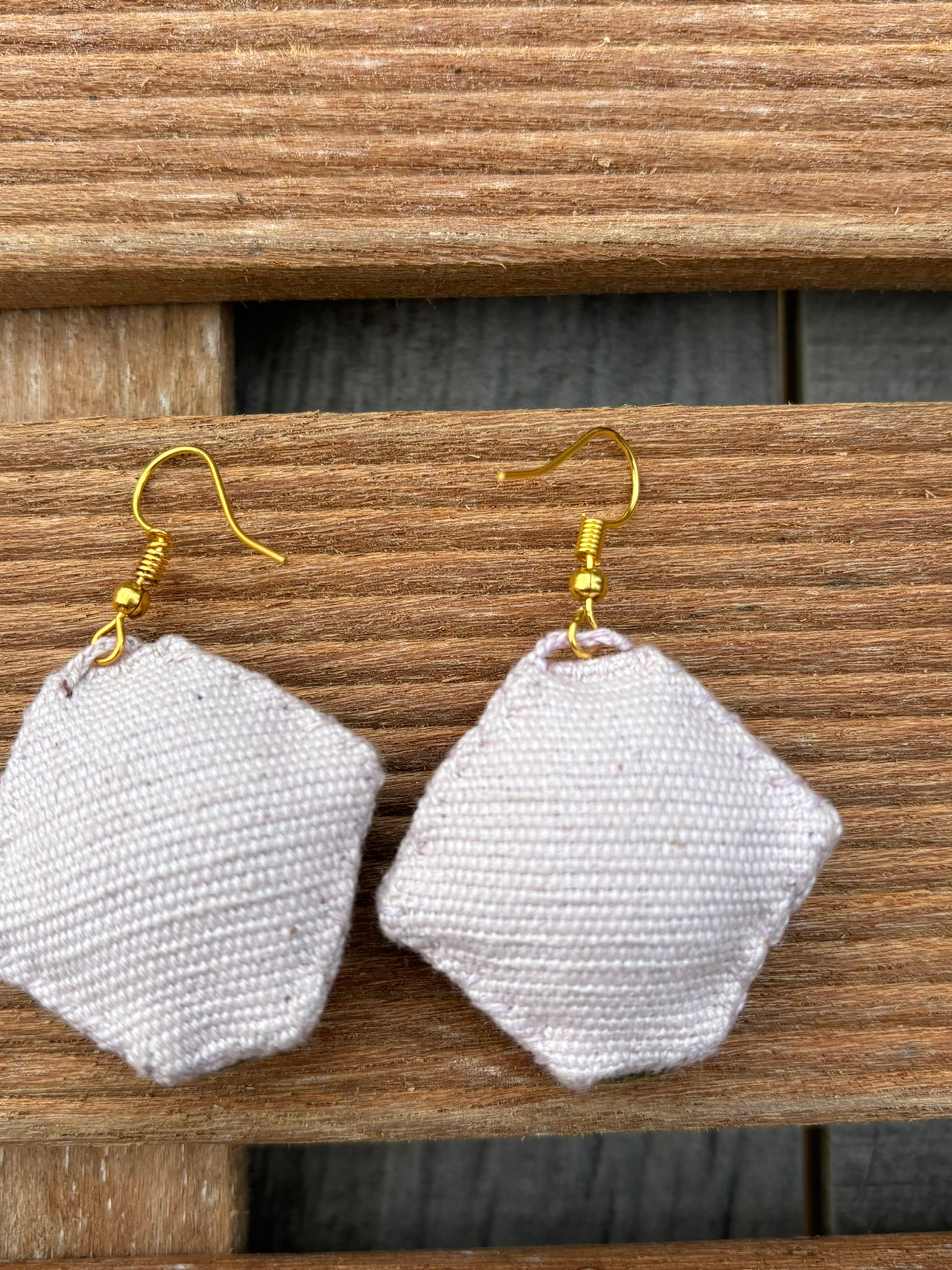 White Solana Earrings