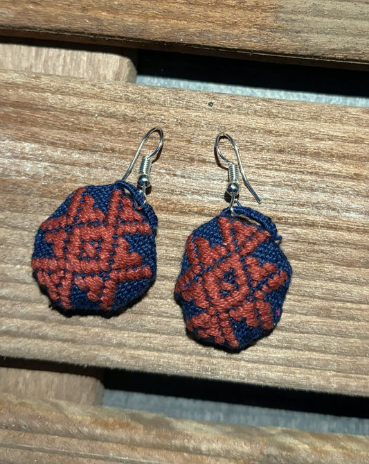 Navy Solana Earrings