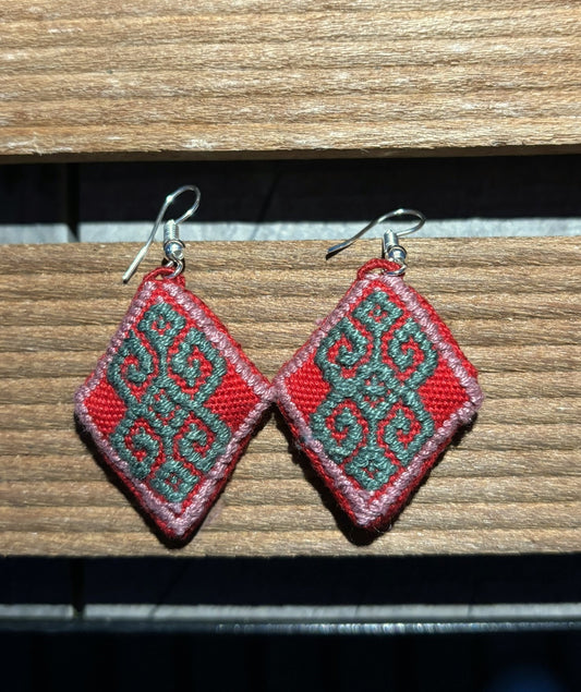 Red Solana Earrings