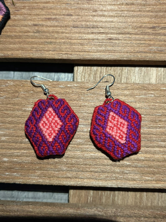 Red Solana Earrings