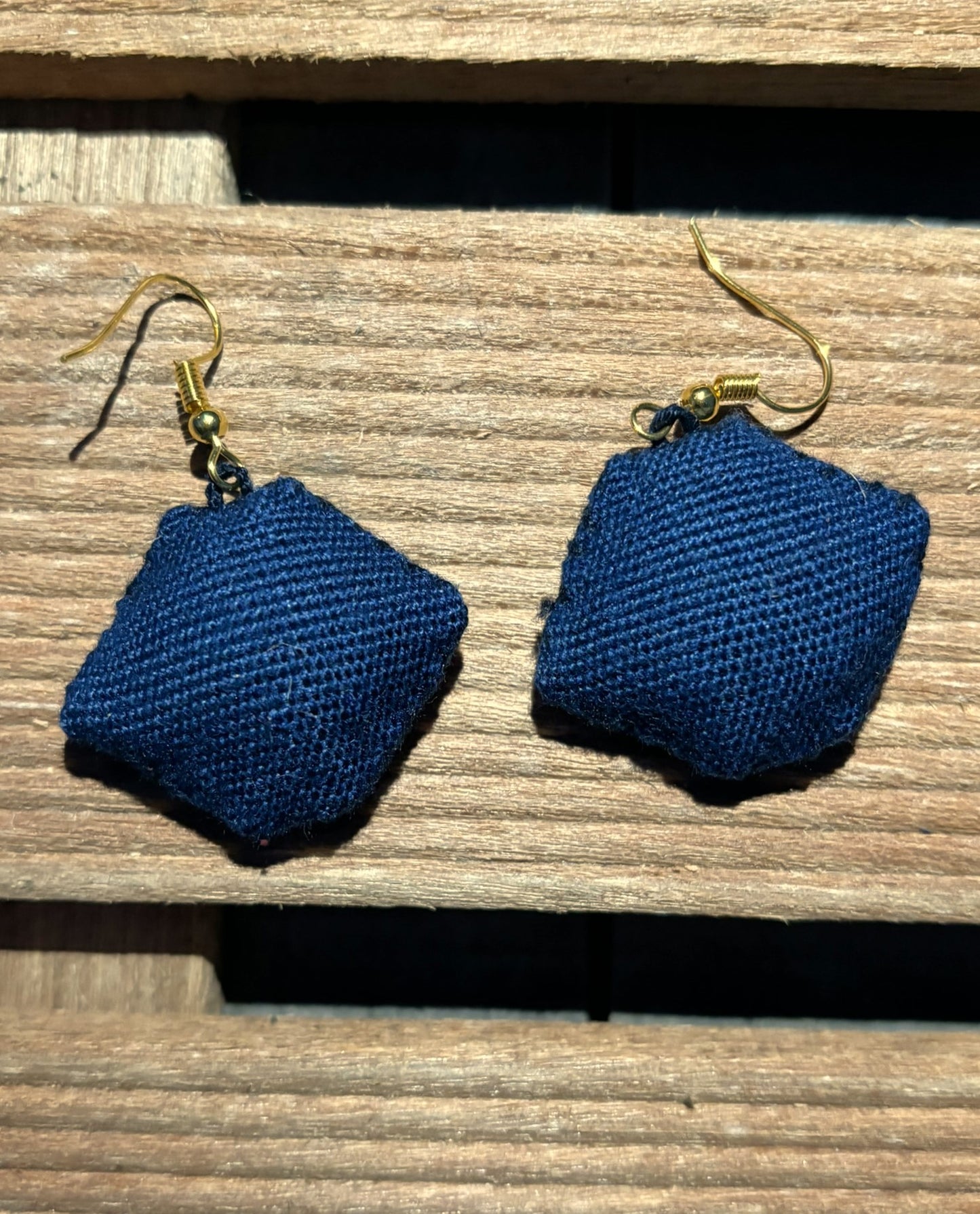 Navy Solana Earrings