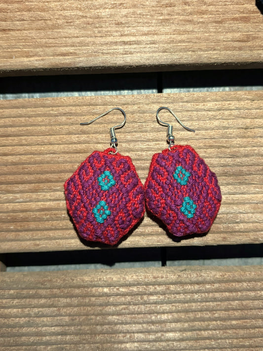 Red Solana Earrings