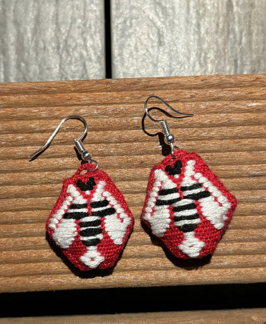 Red Solana Earrings