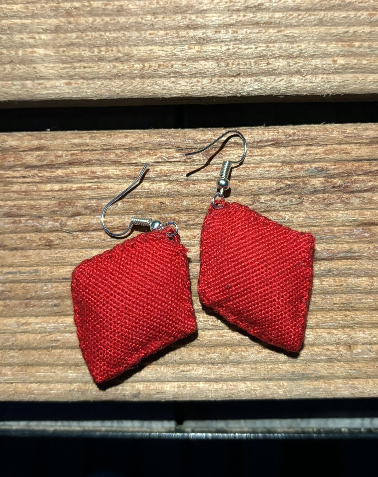 Red and Blue Solana Earrings