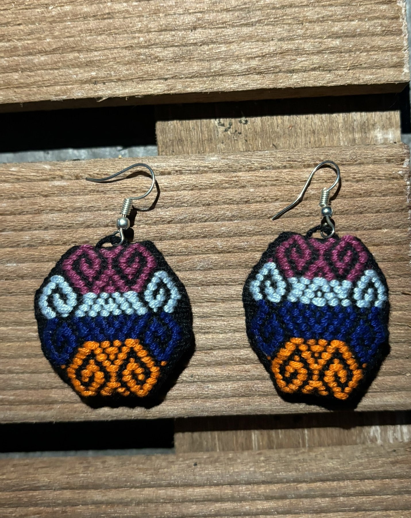 Black and Colored Solana Earrings