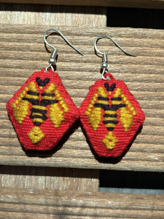 Red Solana Earrings