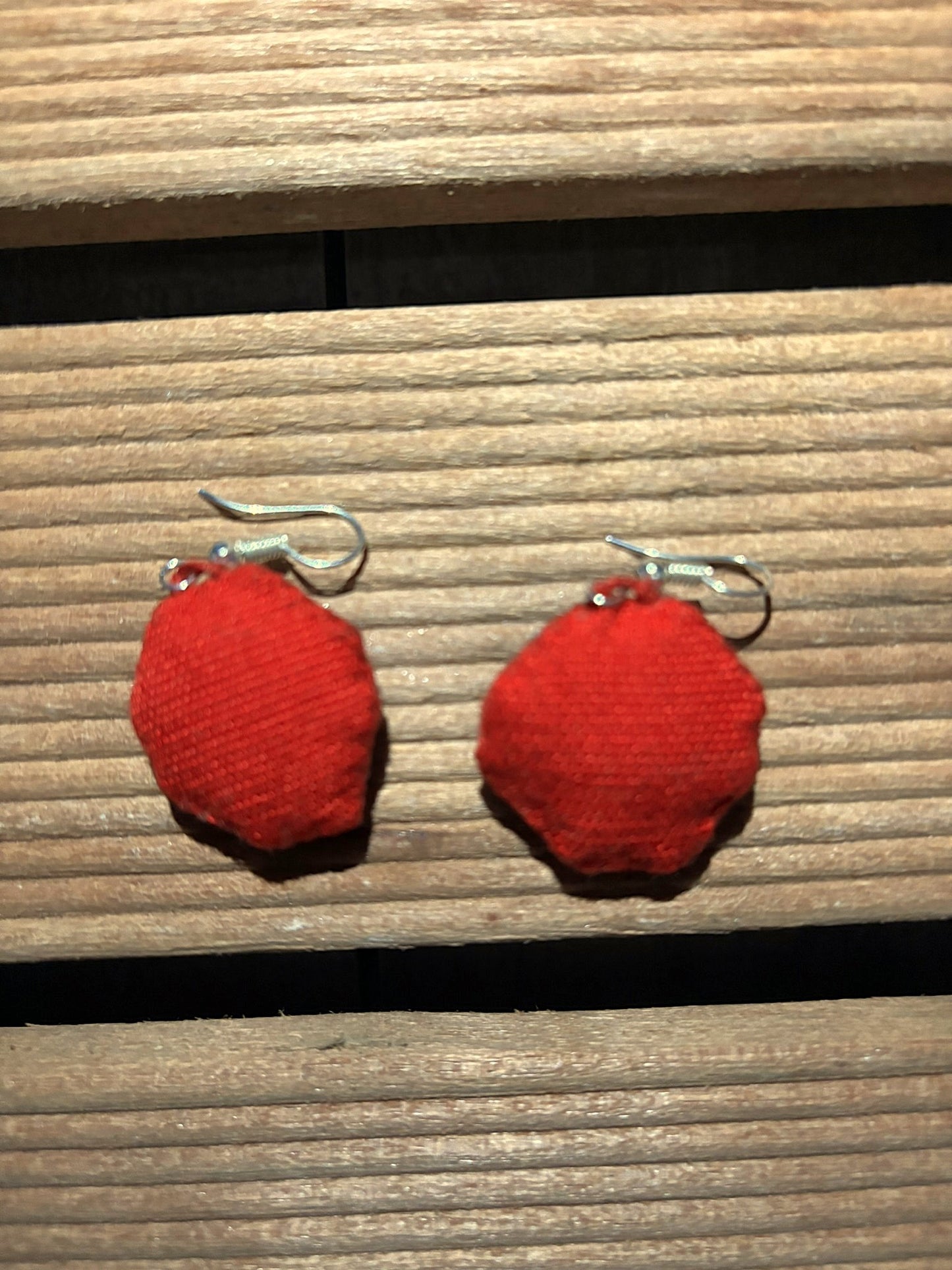 Red and Blue Solana Earrings