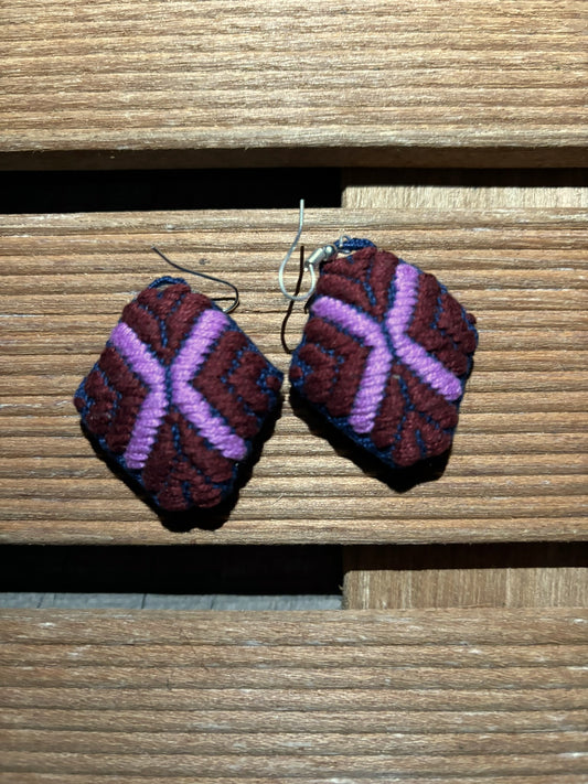 Black and brown Solana Earrings