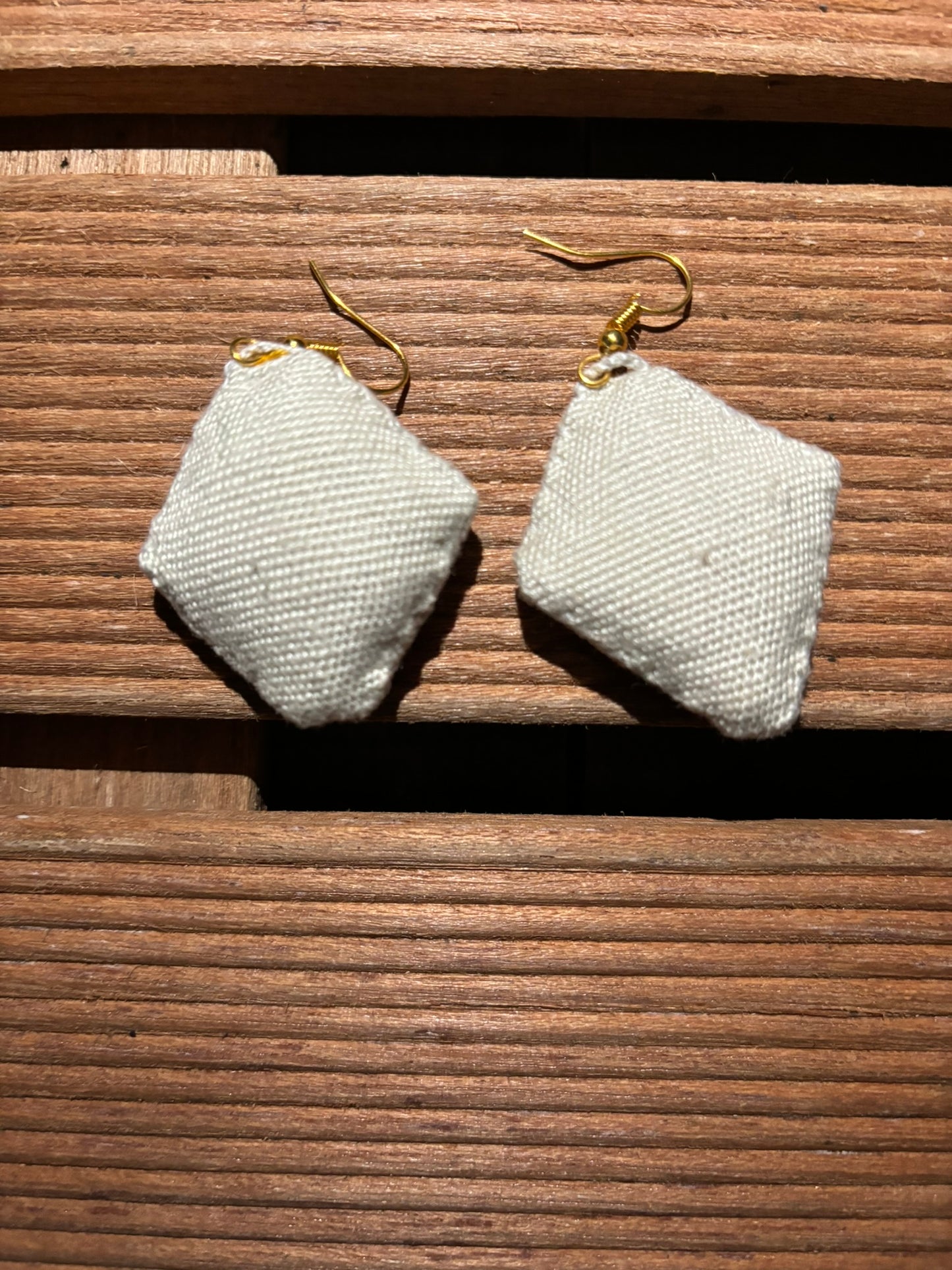 White and yellow Solana Earrings