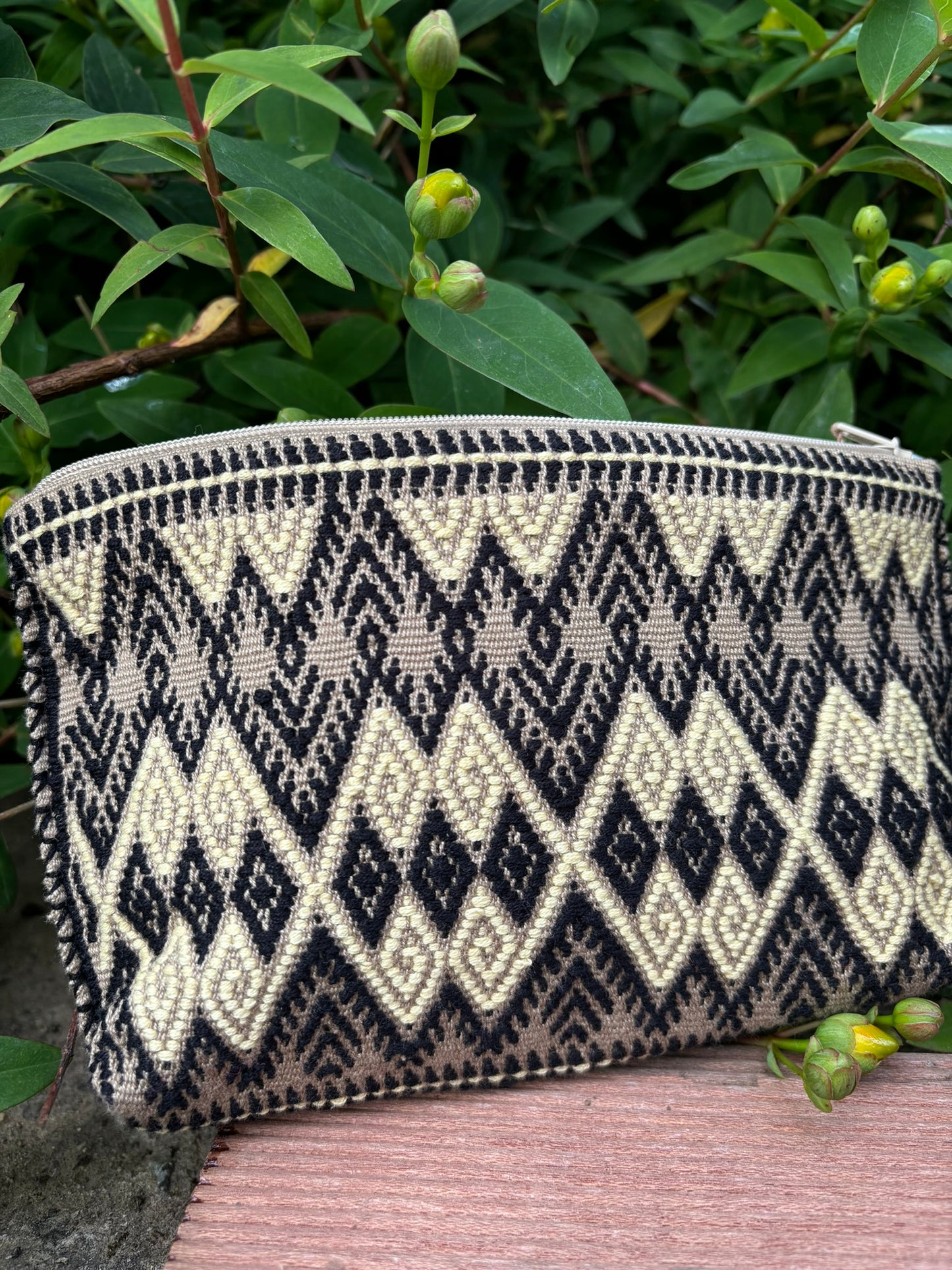 Gray and White Pura Pouch