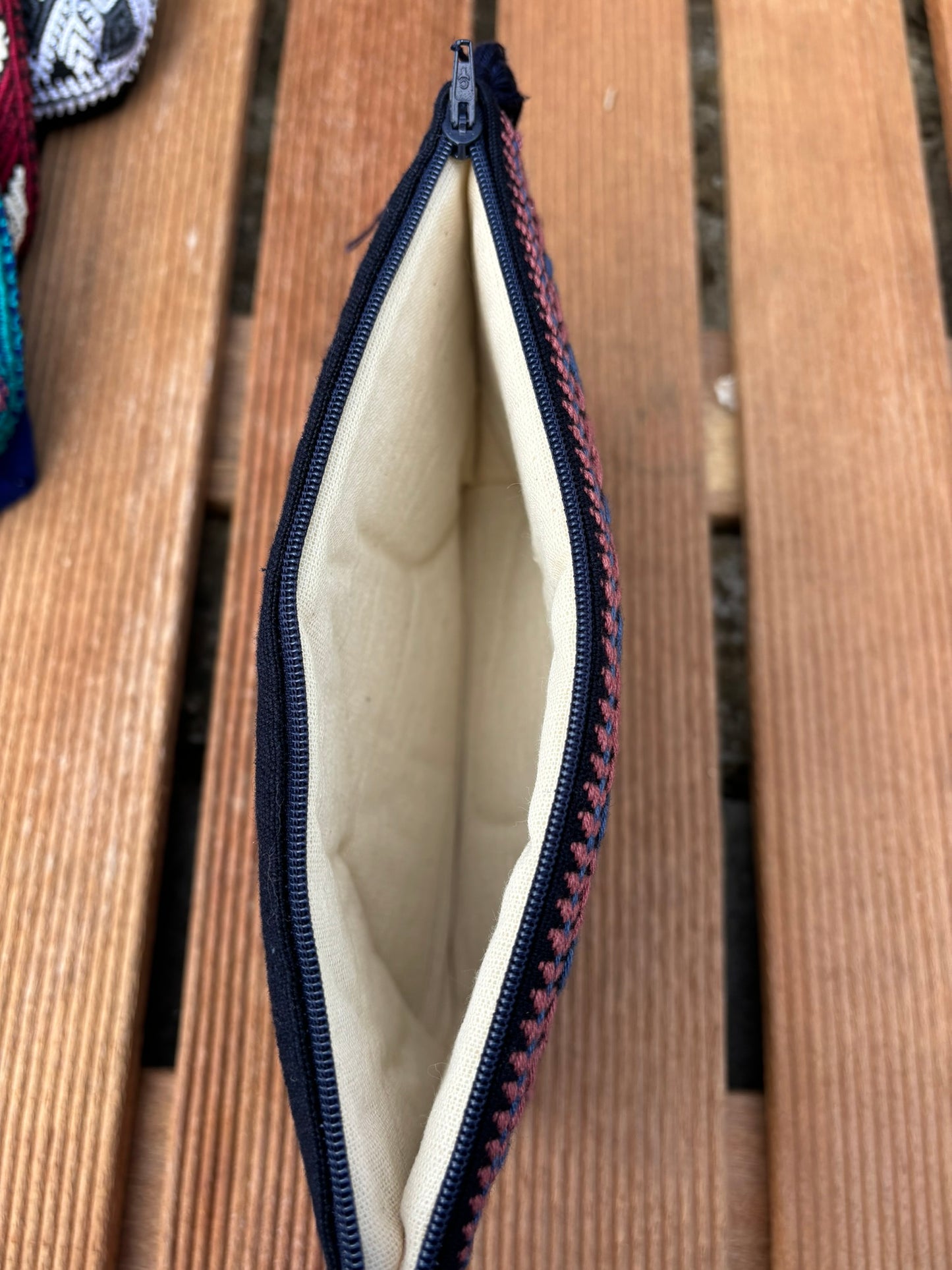 Navy and Pink Pura Pouch