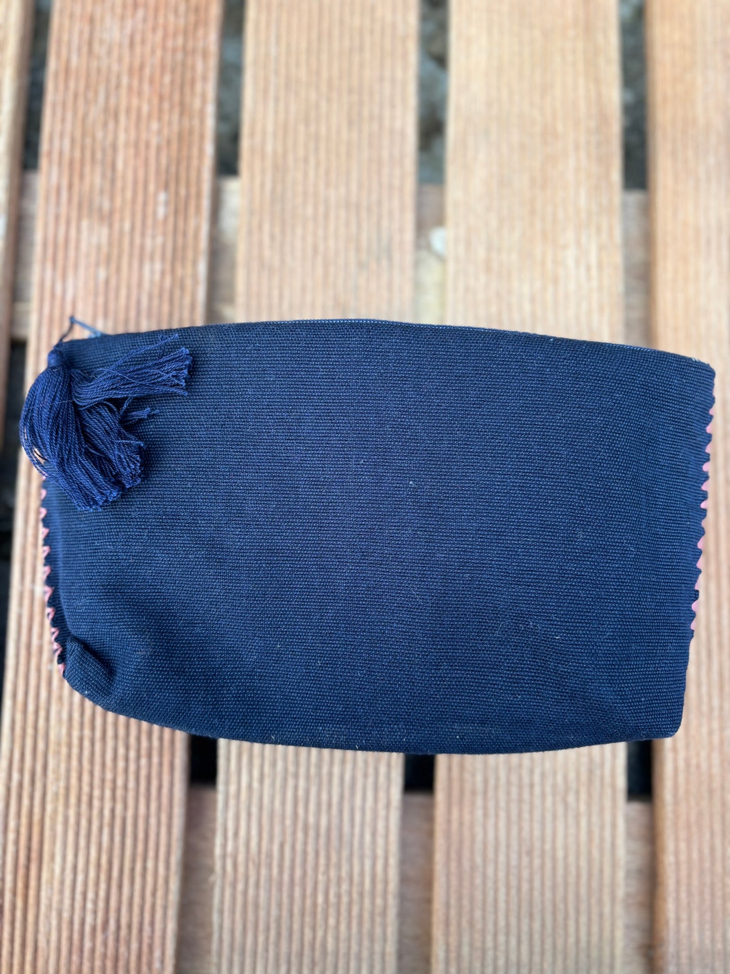 Navy and Pink Pura Pouch