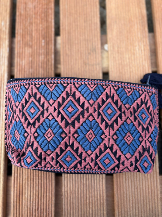 Navy and Pink Pura Pouch