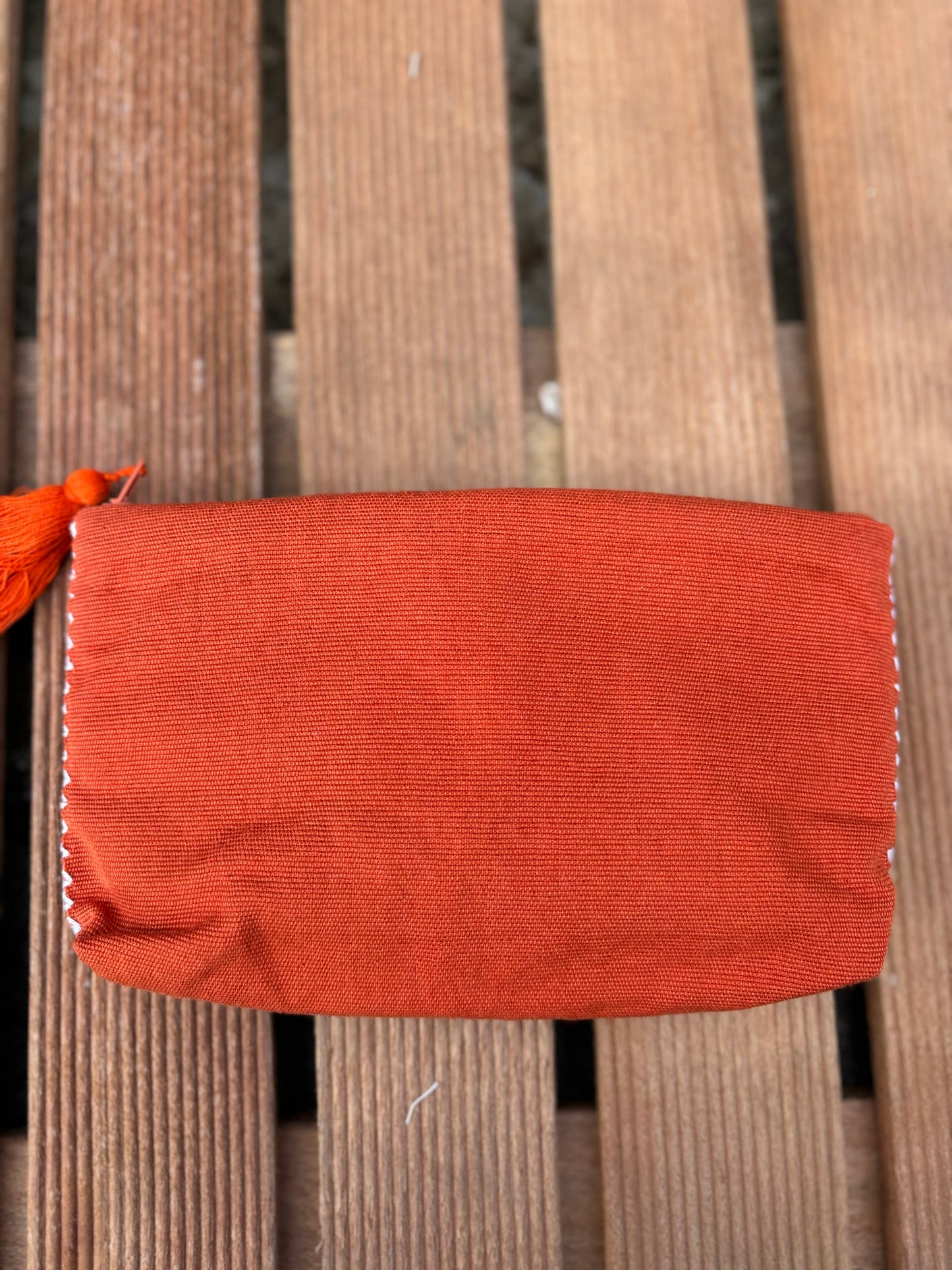 Orange and White Pura Pouch