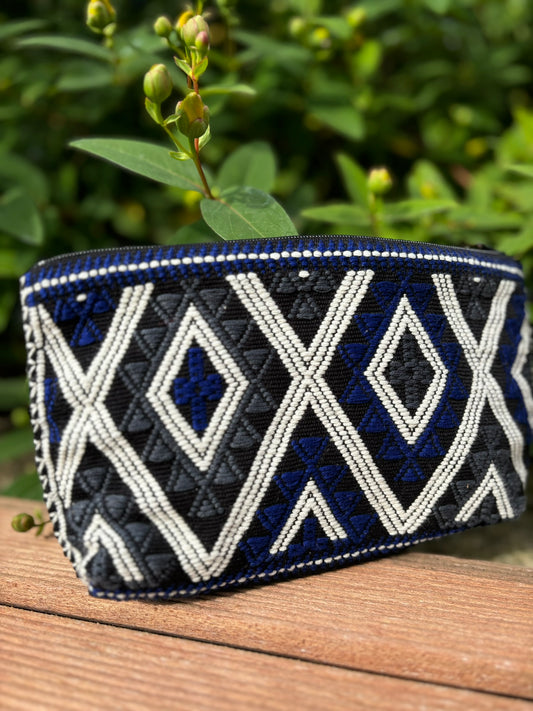 Navy and Black Pura Pouch