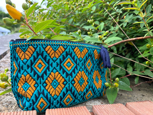 Blue and Green Pura Pouch