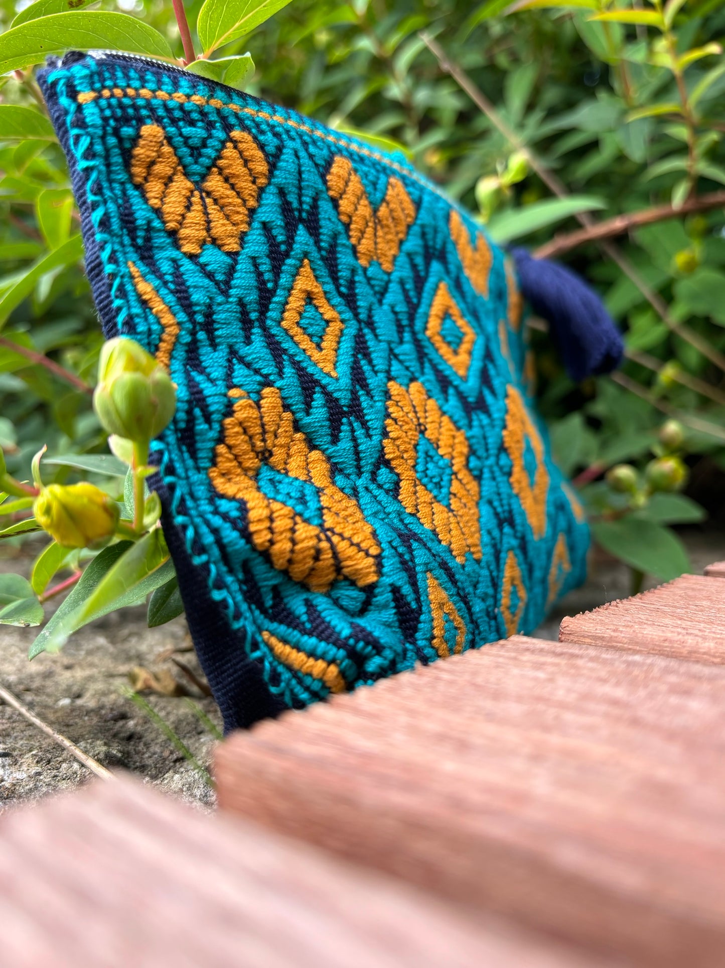 Blue and Green Pura Pouch