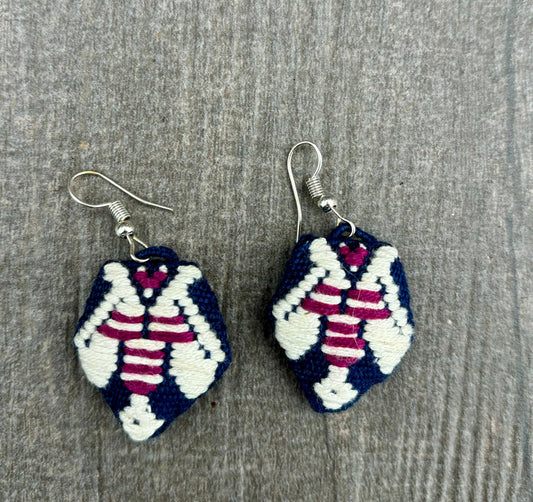 Navy Solana Earrings