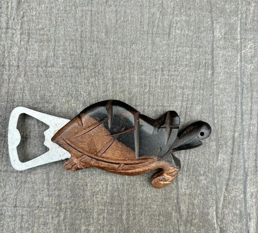 Turtle Wooden Can Opener